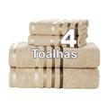 Jogo De Toalhas Banhão Karsten Lumina 4 Peças